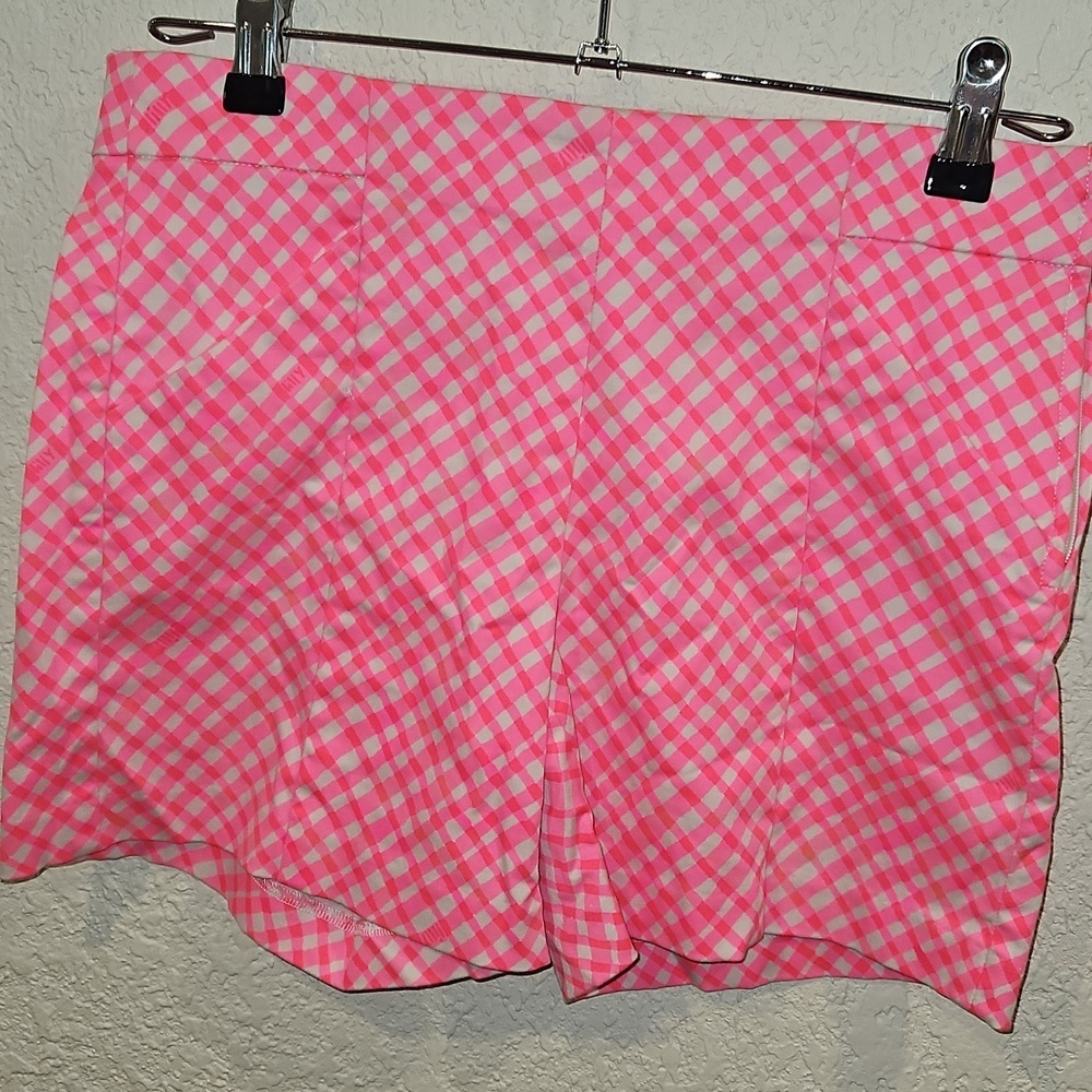 Lilly Pulitzer Pink Checkered Shorts 00